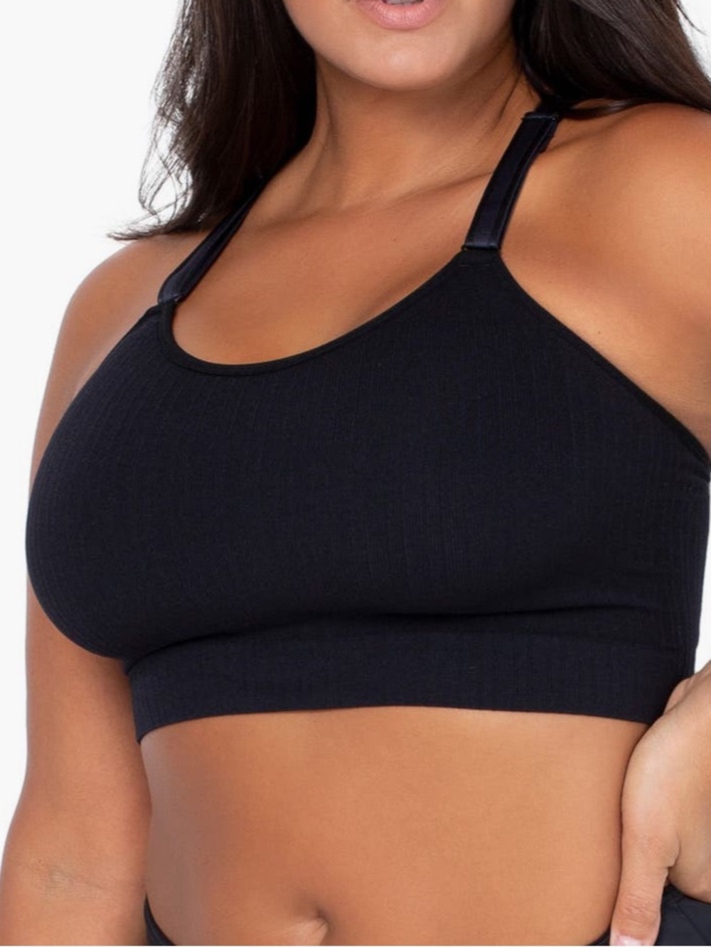 Curvy Couture Smooth Seamless Bralette - Picture 3 of 7